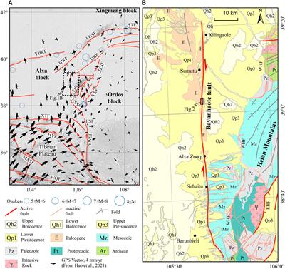 Late Quaternary faulting and paleoearthquakes along the northern section of the Bayanhaote fault and their implications for regional seismotectonics